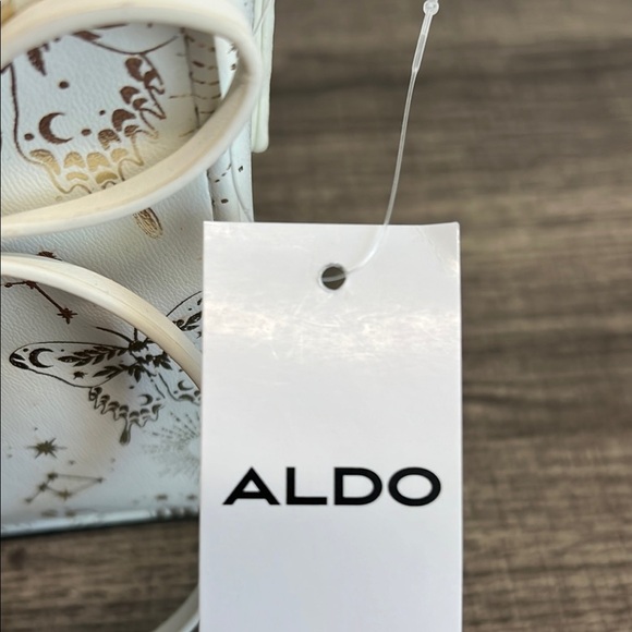 Aldo | Gold Shimmery Mini Bag with Charm & Crossbody Strap ✨ - Picture 3 of 14
